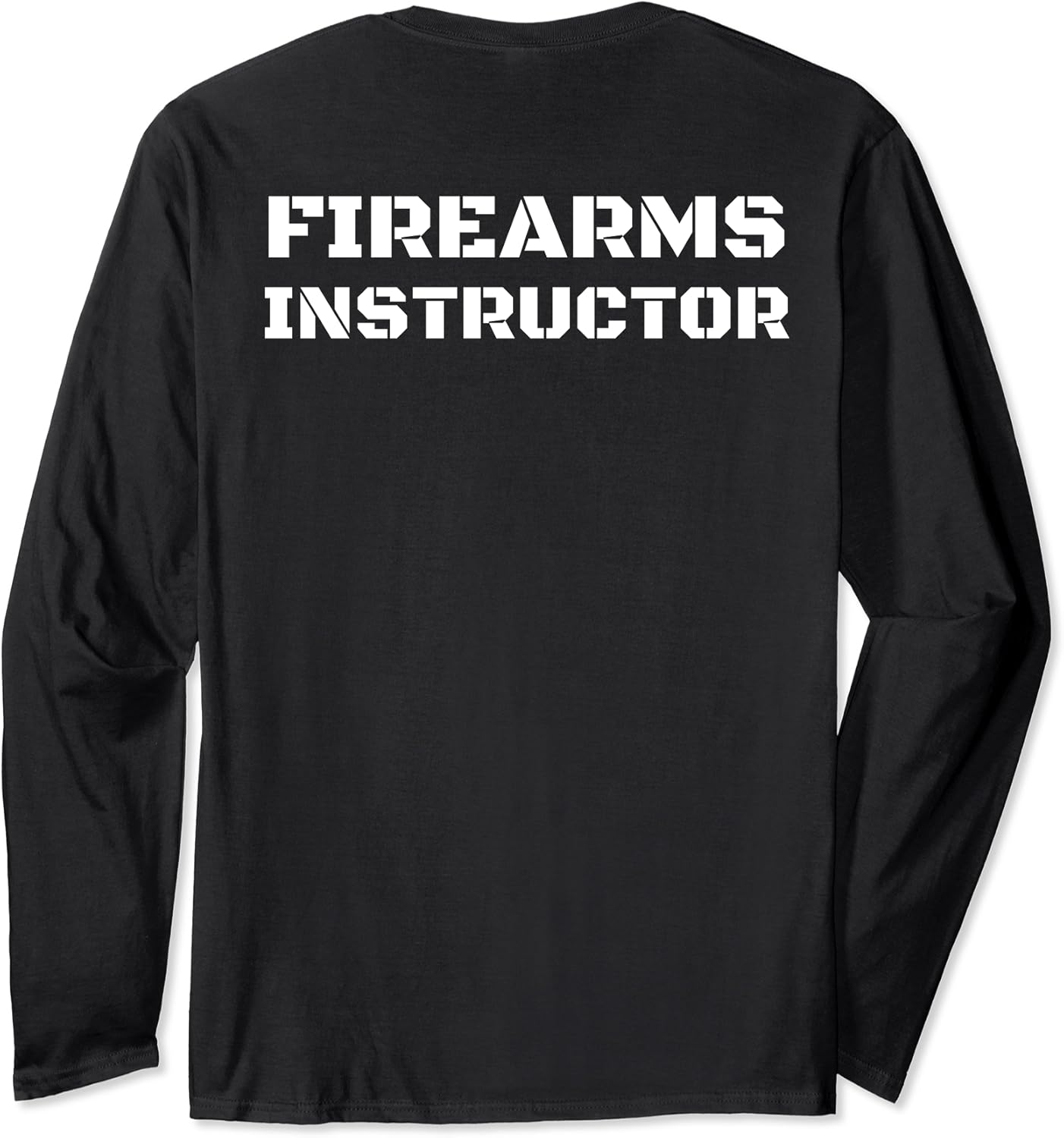 Firearms Instructor Long Sleeve Shirt for Work Clothing